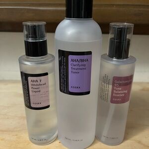 ❌SOLD❌COSRX Korean Bundle AHA 7 whitehead power, AHA/BHA toner and Galactomyces
